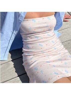 Djerf Avenue Tube Dress in Summer Island - Size Small